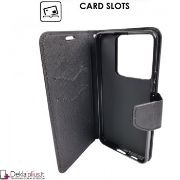 Telone dėklas su skyreliais - juodas (Xiaomi Redmi Note 14 5G/Note 14 4G) Telone dėklas su skyreliais - juodas (Xiaomi Redmi Note 14 5G/Note 14 4G)